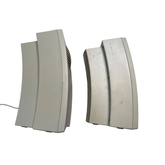 Labtec LCS-1015 Stereo PC Speakers Volume Treble Controls Gray Audio Accessories - Picture 5 of 11